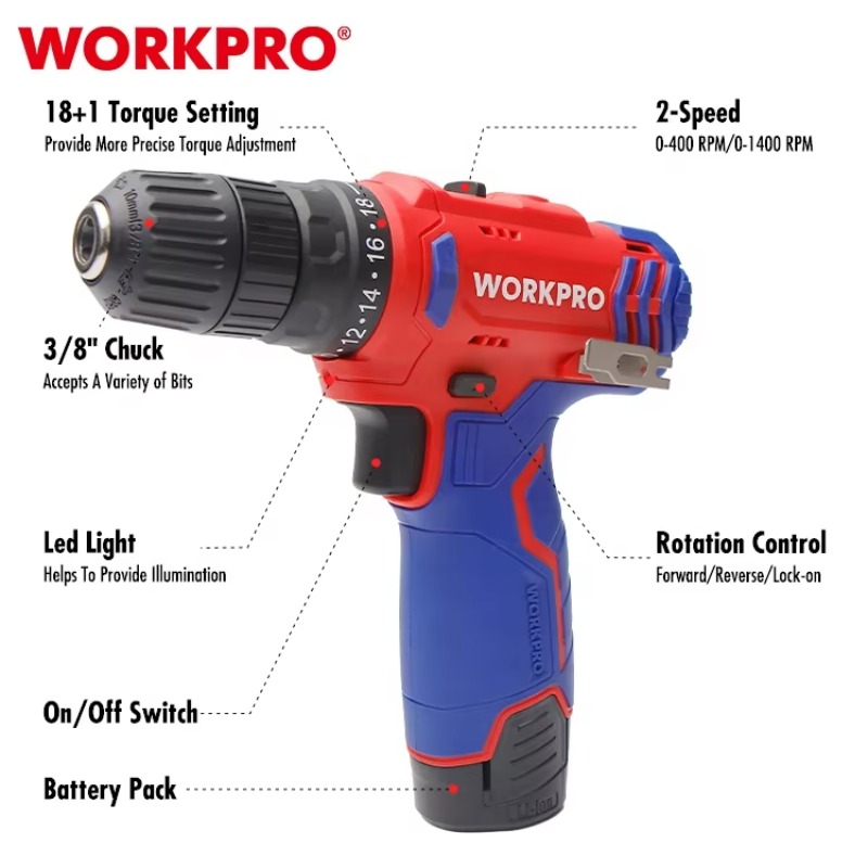 Perceuse sans fil 12V 10mm, ou - Power Tools Drill avis et prix