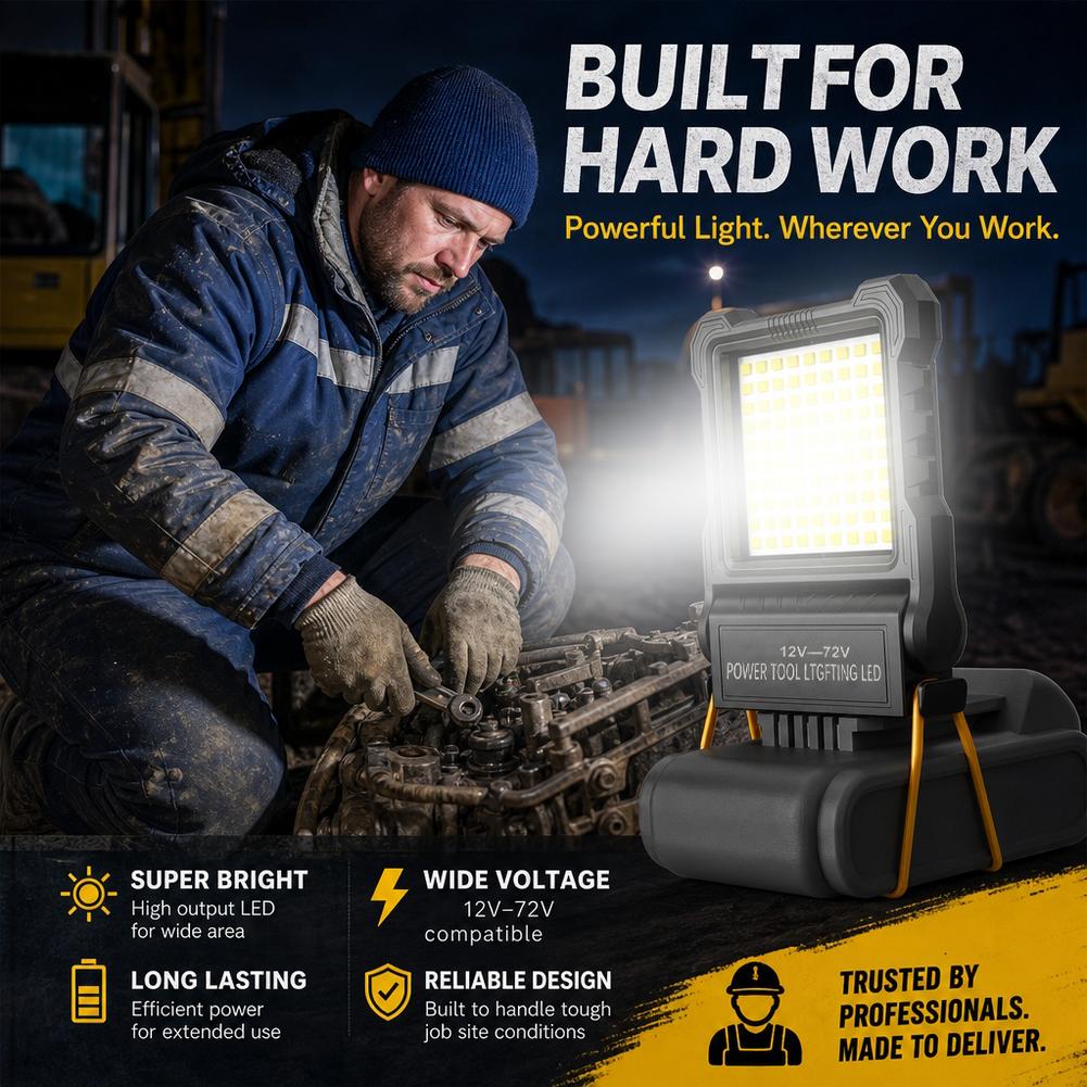Lampe de travail LED étanche,  - Power Tools Battery Repair avis et prix