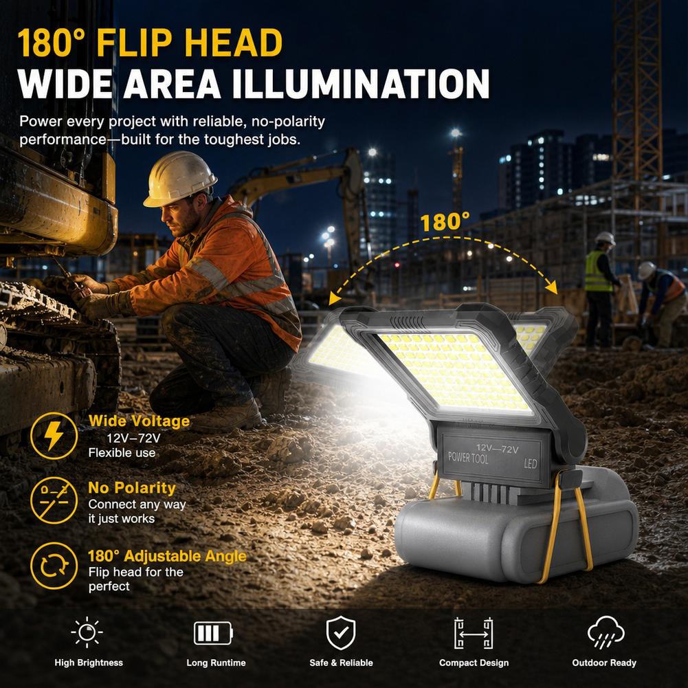 Lampe de travail LED étanche,  - Power Tools Battery Repair avis et prix